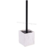 Perie pentru WC cu suport Tendance Cube (White Stone)