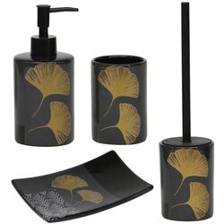 Perie pentru WC cu suport Tendance Gingko (Black) Thumb