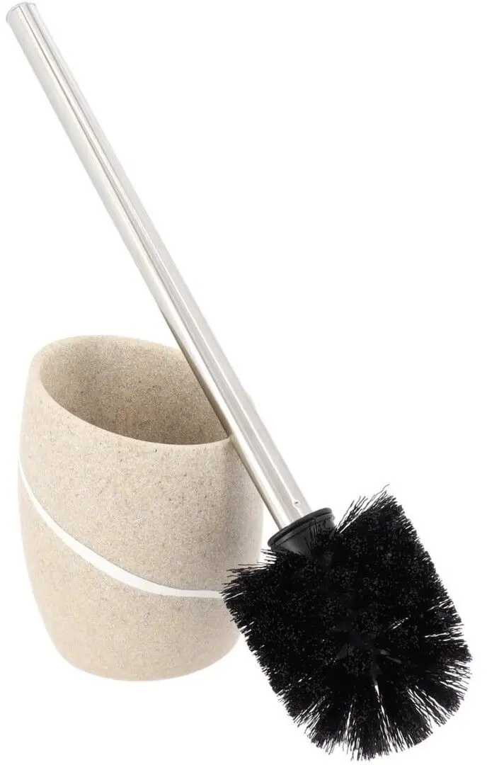 Perie pentru WC cu suport Tendance Stone Effect 51949 (Beige) - 2