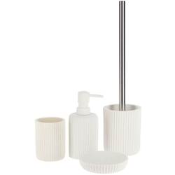 Щетка для туалета с подставкой Tendance Vertical Stripes 43695 (White) Thumb