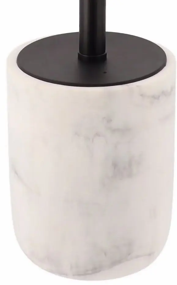 Perie pentru WC cu suport Tendance Marble 49796 (White/Black)