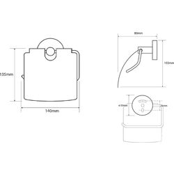 Держатель для туалетной бумаги Bemeta Omega 104112012 (Chrome) Thumb