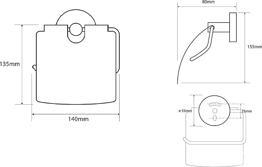Держатель для туалетной бумаги Bemeta Omega 104112012 (Chrome)