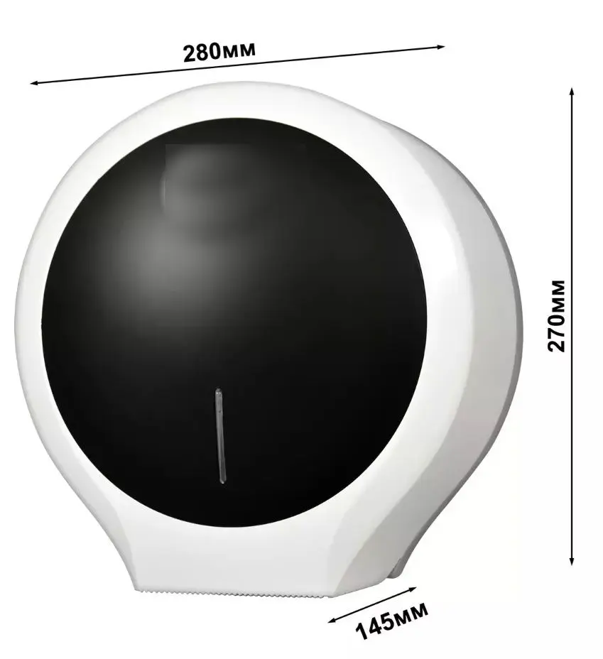 Dispenser pentru hartie igienica Interhasa HSD E1008 (Black)