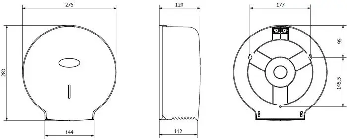 Диспенсер для бумажных полотенец Jofel AE57000