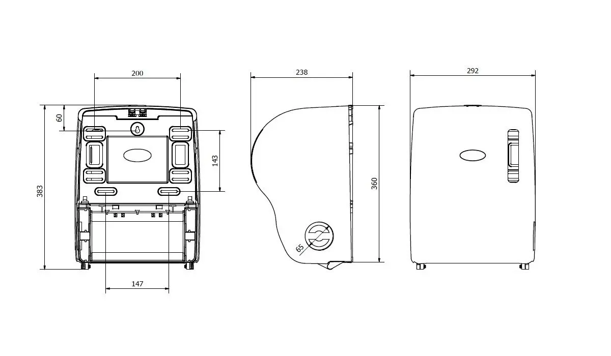 Диспенсер для бумажных полотенец Jofel AG56000