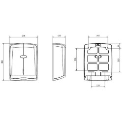 Диспенсер для бумажных полотенец Jofel AH37300 (Silver) Thumb