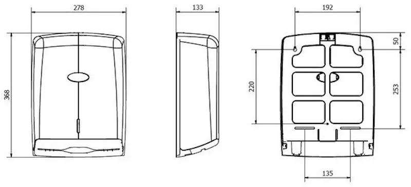 Диспенсер для бумажных полотенец Jofel AH37300 (Silver)