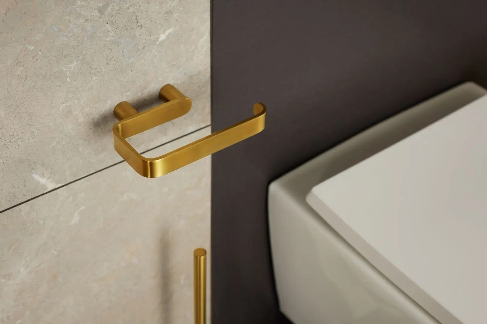 Держатель для туалетной бумаги KFA Armatura Moza 864-022-31 (Gold Matte)