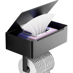 Suport pentru hartie igienica Ruhhy 20178 (Black) Thumb