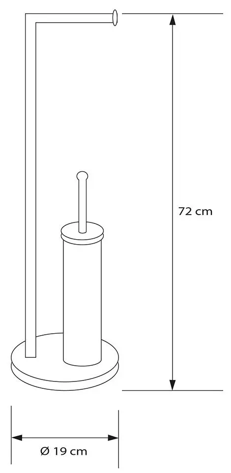 Suport pentru hartie igienica Sepio 104/6994 (White)