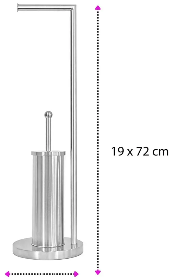 Suport pentru hartie igienica Sepio 104/9865 (Silver)