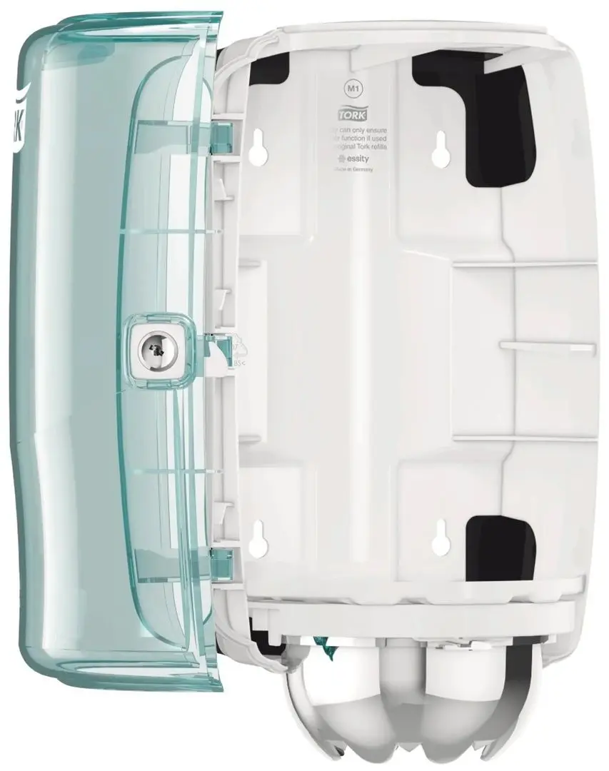 Диспенсер для бумажных полотенец Tork Performance Mini M1 658000 (Turquoise/White) - 3