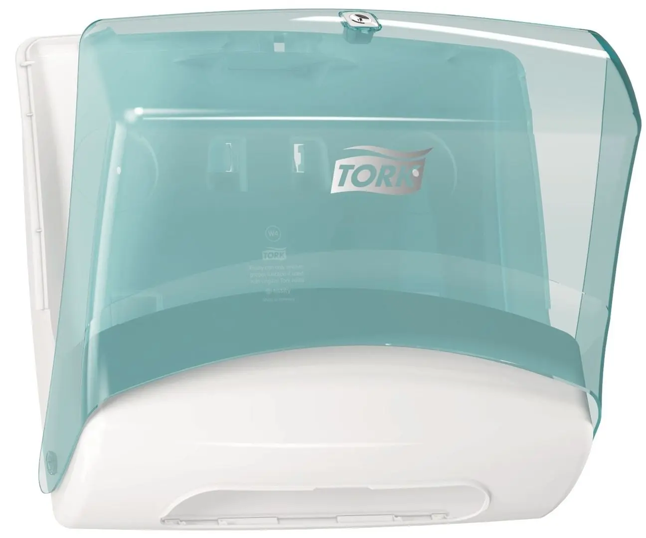 Диспенсер для бумажных полотенец Tork Performance W4 654000 (White/Turquoise) - 4