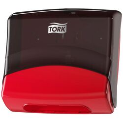 Диспенсер для бумажных полотенец Tork Performance W4 654008 (Black/Red)