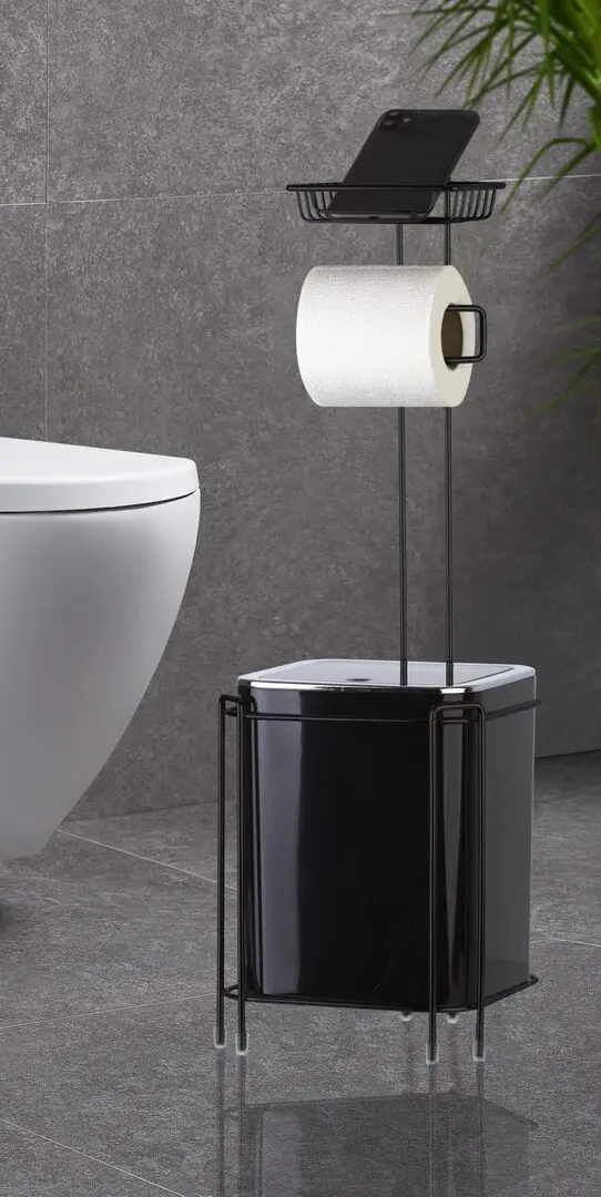 Стойка напольная с ведром AS-822S (Black)