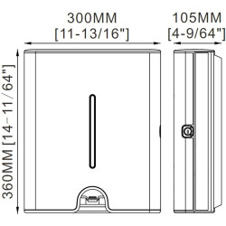 Dispenser pentru prosoape din hartie Uniplast Monaco KW-7370 (Inox) Thumb