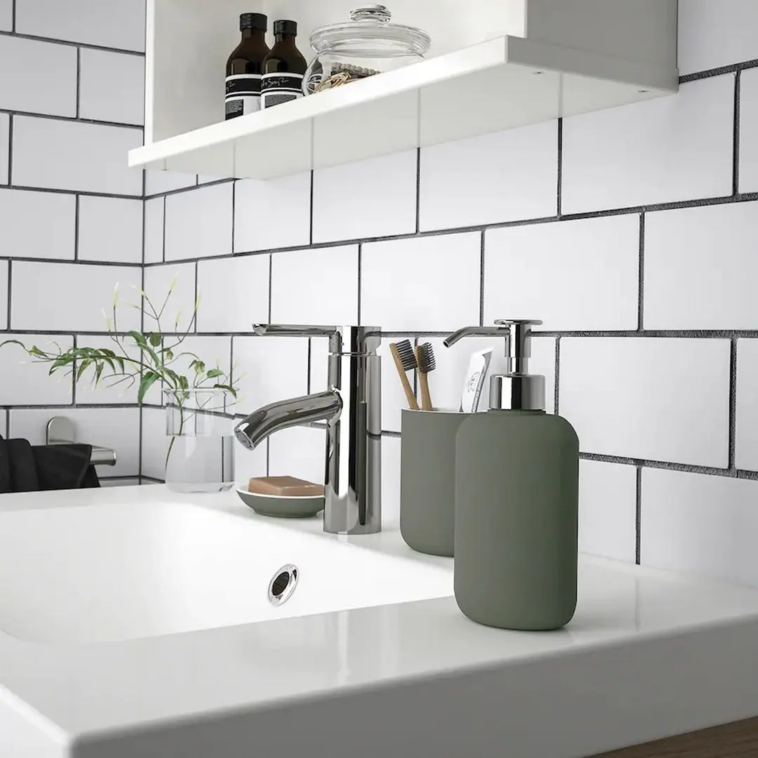 Dozator săpun lichid Ikea Ekoln (Gri-verde)