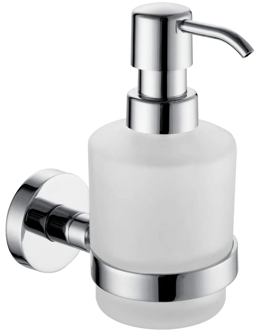 Dozator pentru sapun lichid Volle Ronda (Chrome/Transparent)