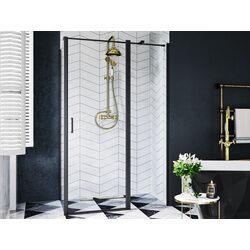 Usa pentru dus Besco Exo-C Black ECB-120-190C 120x190 (Transparent) Thumb