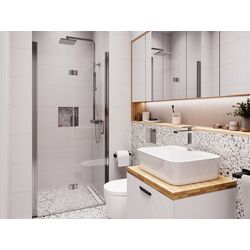 Usa pentru dus Besco Exo-H EH-100-190C 100x190 (Transparent) Thumb