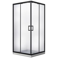 Cabina de dus Besco Modern Black MKB-80-190-C 80x80x190 (Transparent)
