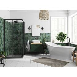 Cabina de dus Besco Modern Black MKB-90-190-C 90x90x190 (Transparent) Thumb