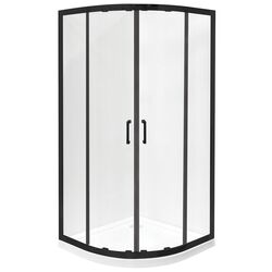 Cabina de dus Besco Modern Black MPB-80-190-C 80x80x190 (Transparent)