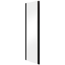 Perete de dus Besco Duo Slide Black PDSB-90 90x195 (Transparent)