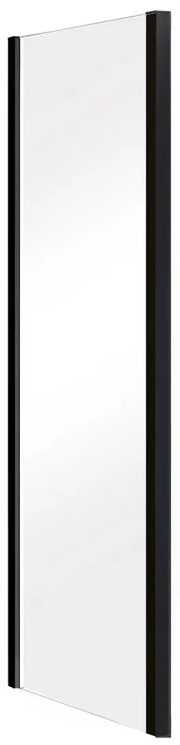 Perete de dus Besco Duo Slide Black PDSB-90 90x195 (Transparent)