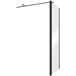 Perete de dus Besco Exo-CH Black PCH-8B-190C 80x190 (Transparent)