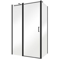 Perete de dus Besco Exo-CH Black PCH-9B-190C 90x190 (Transparent) Thumb