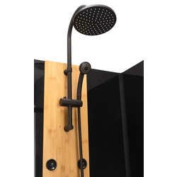 Cabina de dus cu hidromasaj Bamboo 120x80 (Black) Thumb