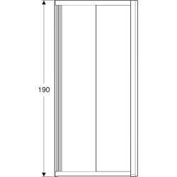 Cabina de dus Geberit Geo 80x80 560.112.00.2 (Chrome) Thumb