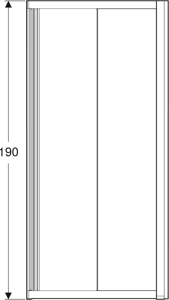 Cabina de dus Geberit Geo 80x80 560.112.00.2 (Chrome)