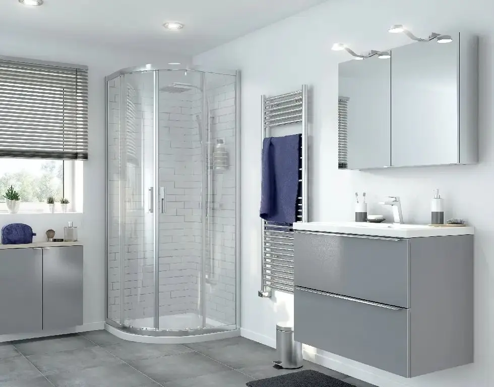 Cabina de dus GoodHome Beloya 80x80 (Chrome)