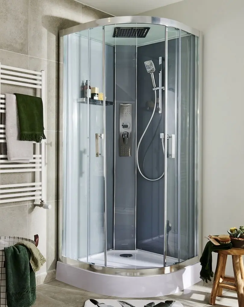 Cabina de dus cu hidromasaj GoodHome Beloya 100855845 (90x90)