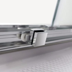 Cabina de dus cu hidromasaj GoodHome Beloya 120x80 (Chrome) Thumb