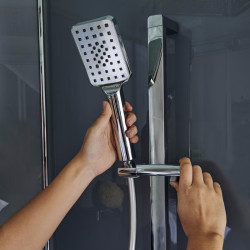 Cabina de dus cu hidromasaj GoodHome Beloya 120x80 (Chrome) Thumb