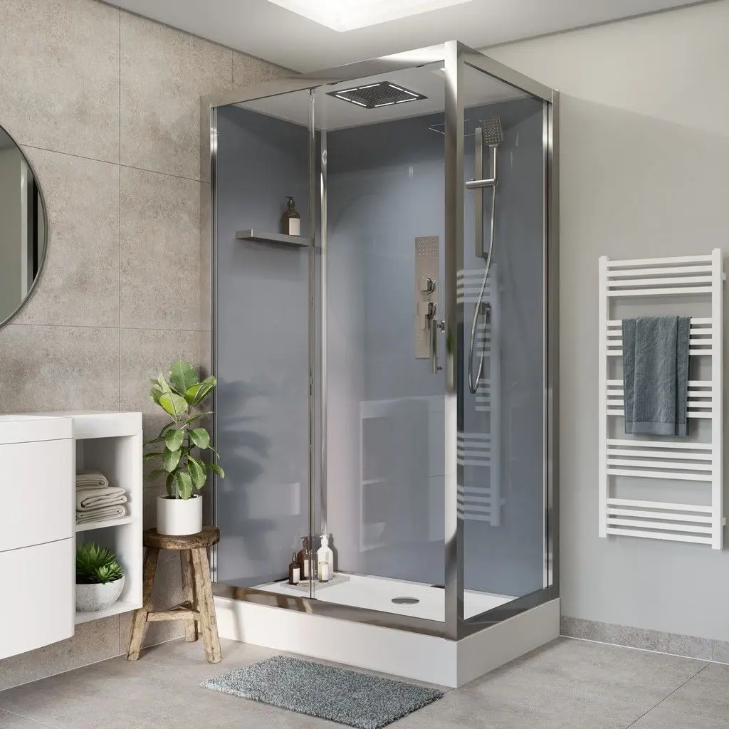 Cabina de dus inchisa cu hidromasaj GoodHome Beloya (90x110) - 2