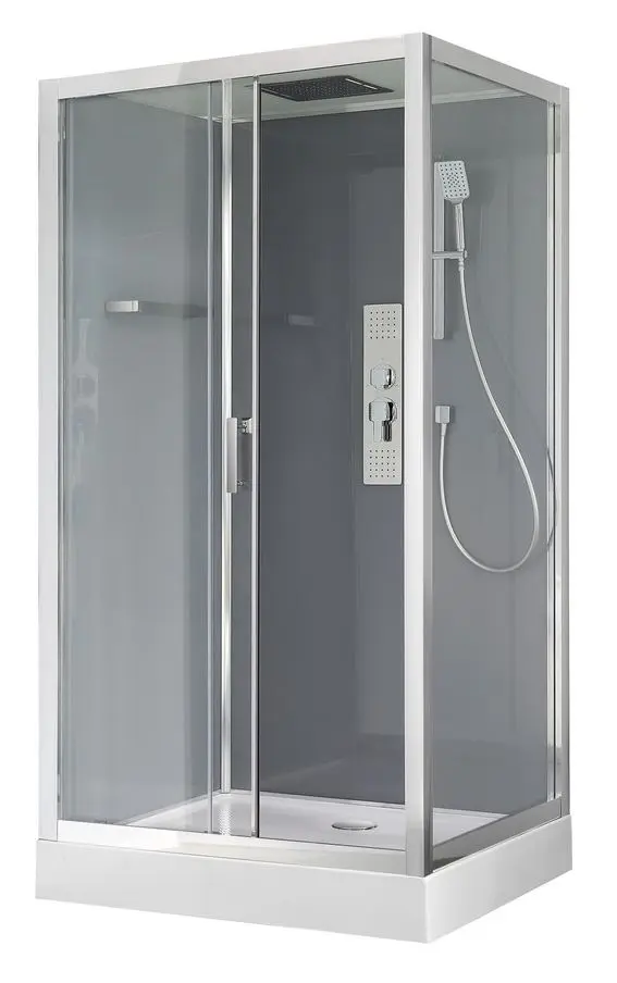 Cabina de dus inchisa cu hidromasaj GoodHome Beloya (90x110)