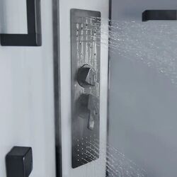 Душевой бокс с гидромассажем GoodHome Beloya 90x90 (Black) Thumb