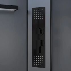 Душевой бокс с гидромассажем GoodHome Beloya 90x90 (Black) Thumb