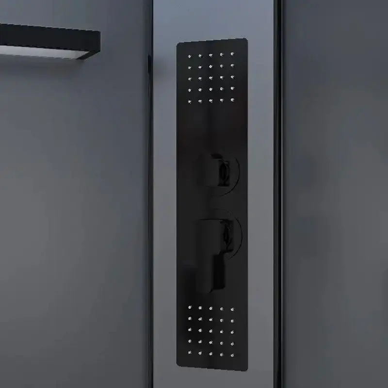 Душевой бокс с гидромассажем GoodHome Beloya 90x90 (Black) - 6