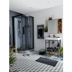 Душевой бокс с гидромассажем GoodHome Beloya 90x90 (Black) Thumb
