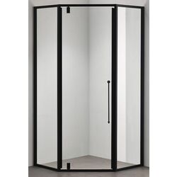 Душевая кабина LiniaH2O Calabria 100x100 (Black) Thumb