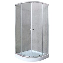 Cabina de dus LiniaH2O Irma 90x90/130 (Chrome)