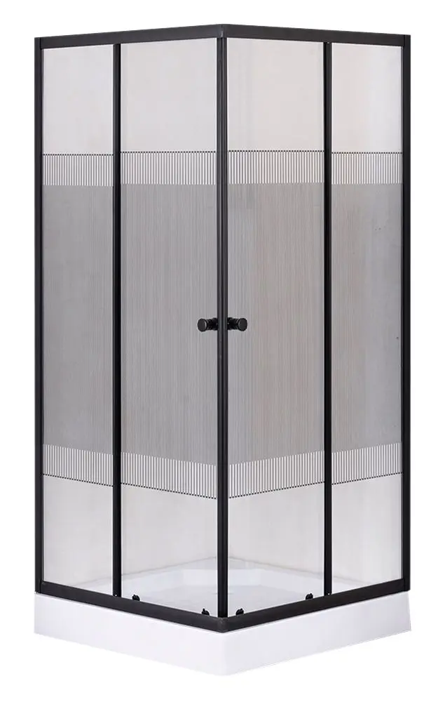 Душевая кабина LiniaH2O Malta 90x90 (Black)