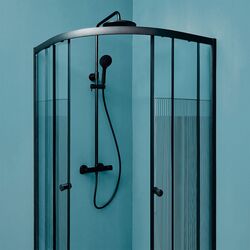 Душевая кабина LiniaH2O Malta 114394 90x90 (Black) Thumb