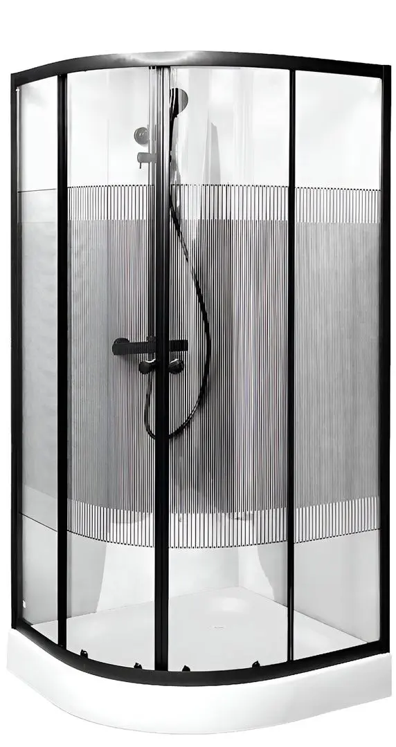 Душевая кабина LiniaH2O Malta 114394 90x90 (Black)